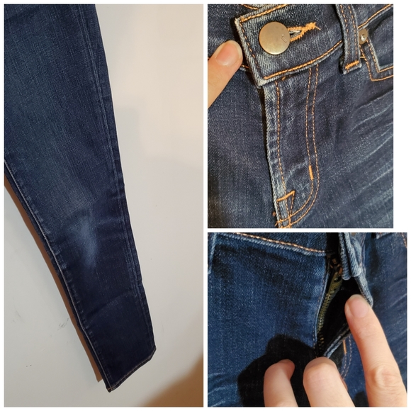 J Brand Blue Low Rise Pencil Leg Ink Jeans 811C012 - Picture 10 of 15